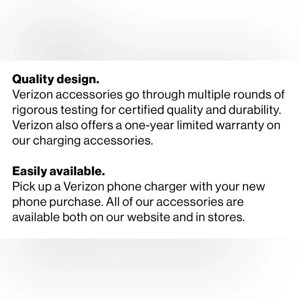 New in box Verizon 3’ White Charging Cable for Apple Watch.